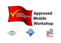 caravan club approved mobile workshop caravan servicing